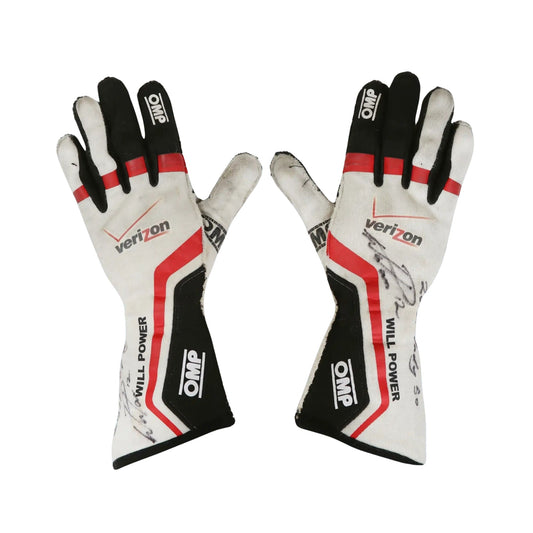 Will Power 2012 Indy 500 IndyCar F1 Racing Gloves