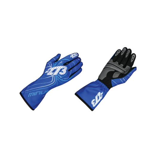 ZERO EVO Blue White Cyan Racing Gloves