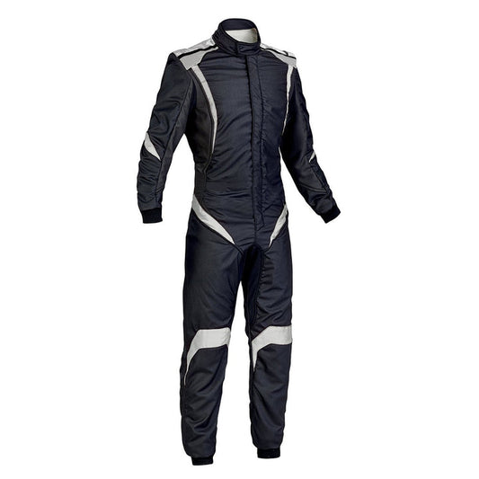 Black Go-Kart Driver Racing Wear