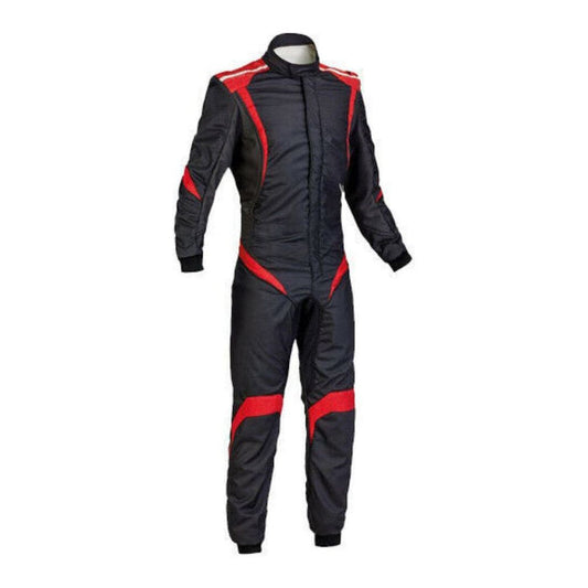 Black Go-Kart Driver Race Wear